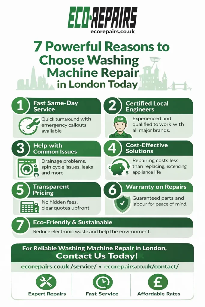 7 Powerful Reasons to Choose Washing Machine Repair in London Today