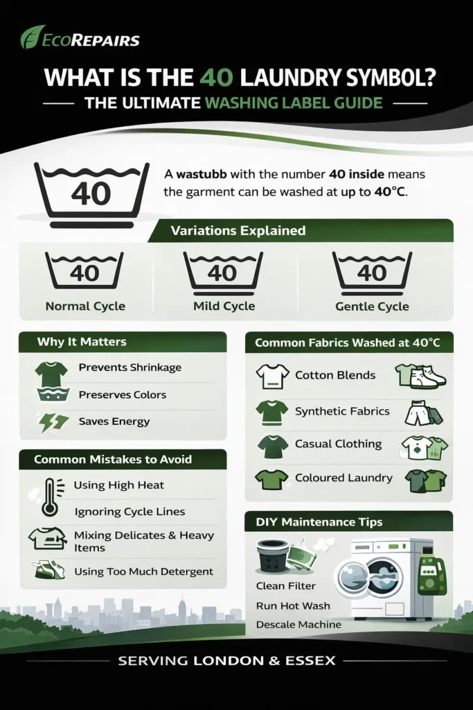 What Is the 40 Laundry Symbol Washing Label Guide
