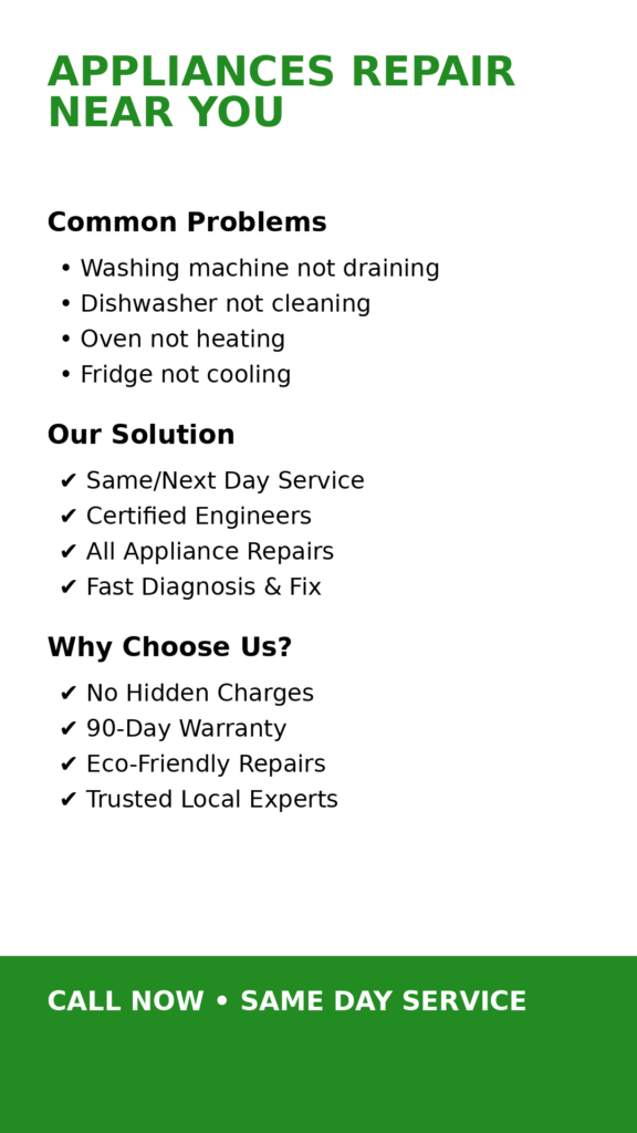 Appliances Repair Near Me | Introduction